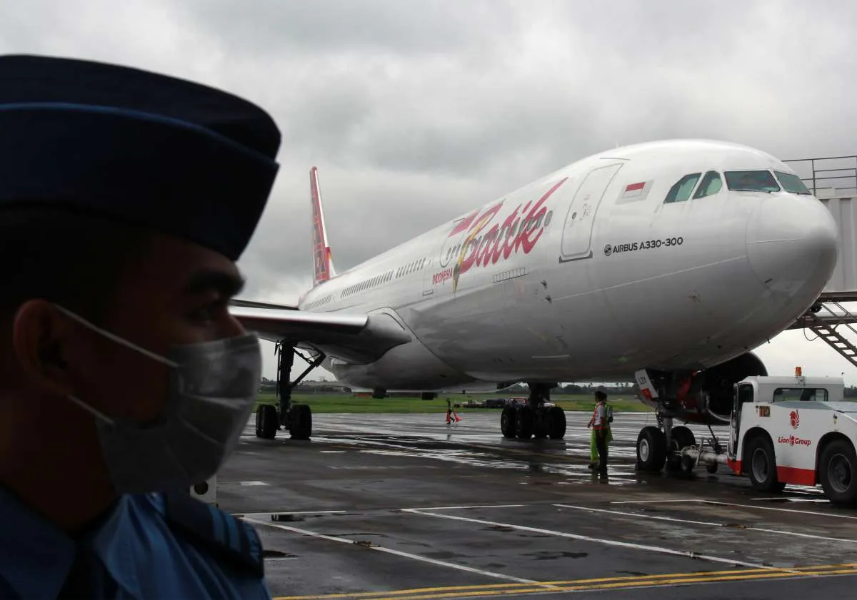 Pesawat Batik Air akan disemprot cairan disinfektan setelah jemput WNI di Wuhan