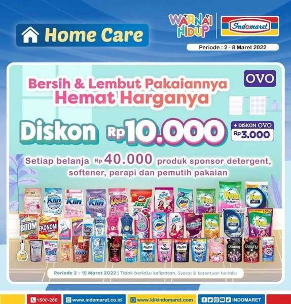 Promo Indomaret Super Hemat Mingguan Terbaru di 2-8 Maret 2022