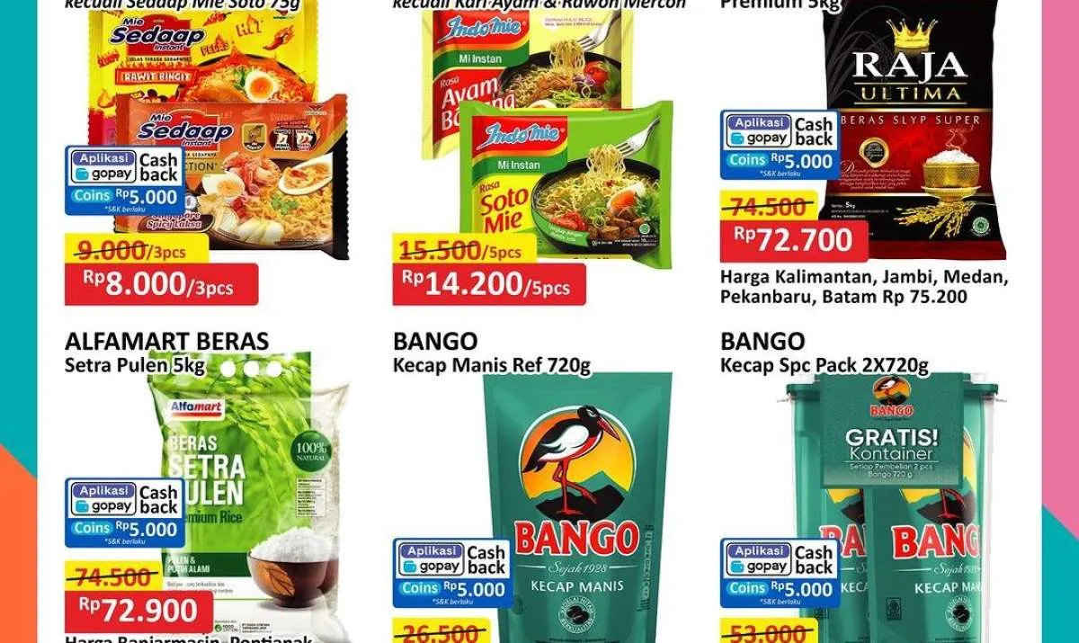 Promo JSM Alfamart Hanya 3 Hari, Promo Kecap dan Beras Murah di Akhir Pekan