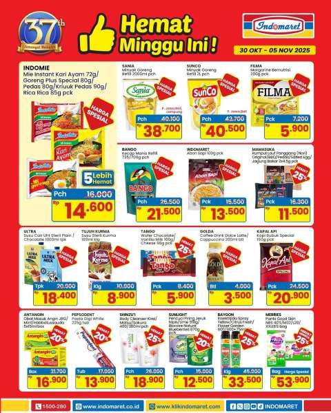Promo Indomaret 30 Oktober-5 November 2025 Hemat Minggu Ini