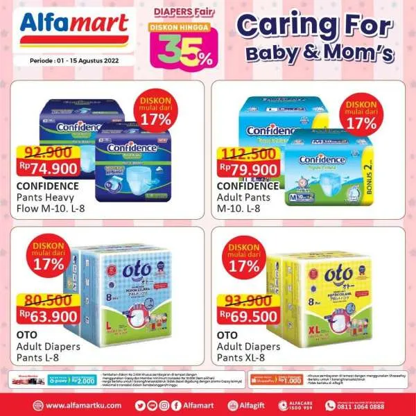 Promo Alfamart Diapers Fair Periode 1-15 Agustus 2022