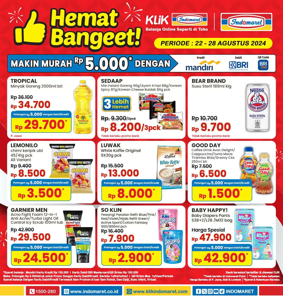 Promo Indomaret Hemat Banget 22-28 Agustus 2024
