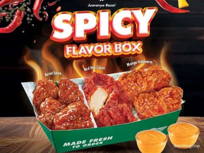 Promo Wingstop 12-19 September 2024, Beli 12 Boneless Isi 3 Rasa Berbeda Rp 49.091