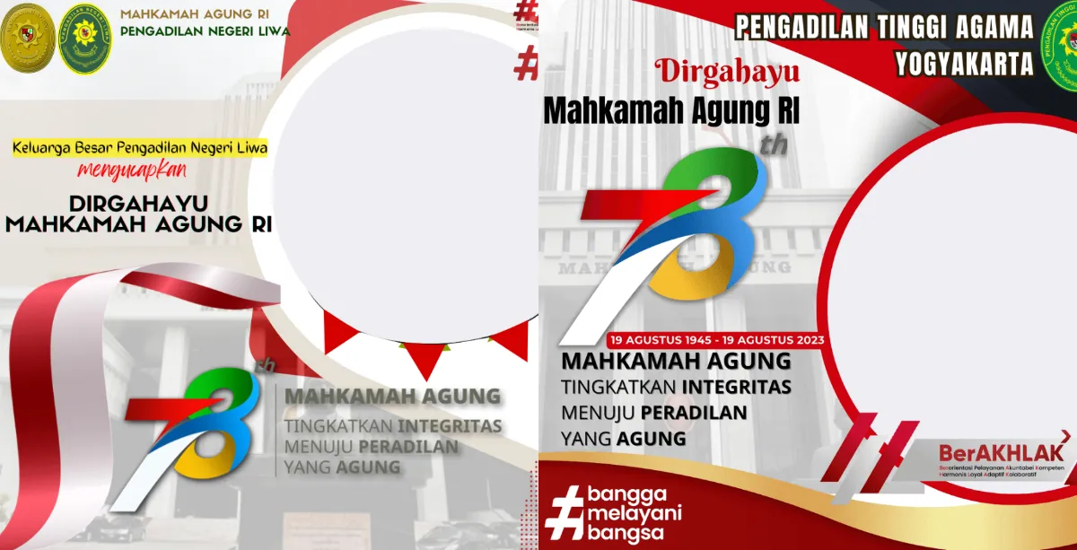 Kumpulan Twibbon HUT MA ke-78, Dirgahayu Mahkamah Agung Republik Indonesia