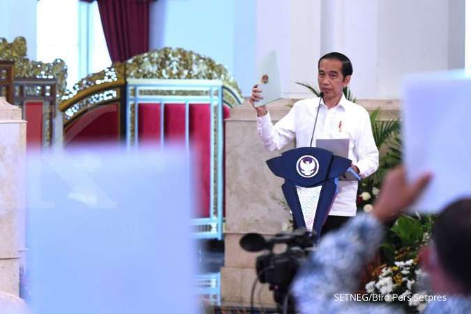 Presiden Jokowi serahkan DIPA tahun 2021, ini yang jadi empat fokus alokasi anggaran