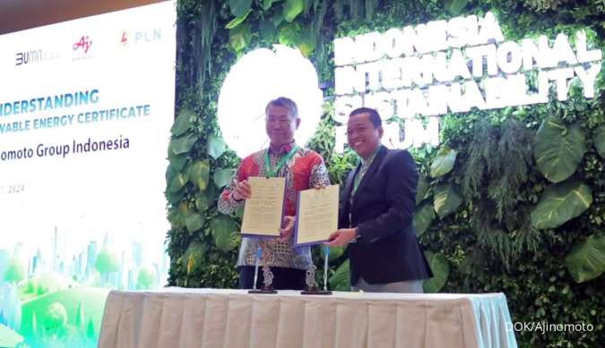 Ajinomoto dan PLN Sepakati Perjanjian Kerja Sama Renewable Energy Certificate