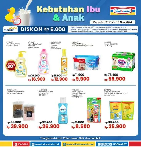 Promo Indomaret Super Hemat Periode 31 Oktober-13 November 2024