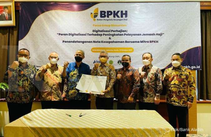 Dorong digitalisasi layanan jemaah haji, Bank Aladin bekerjasama dengan BPKH