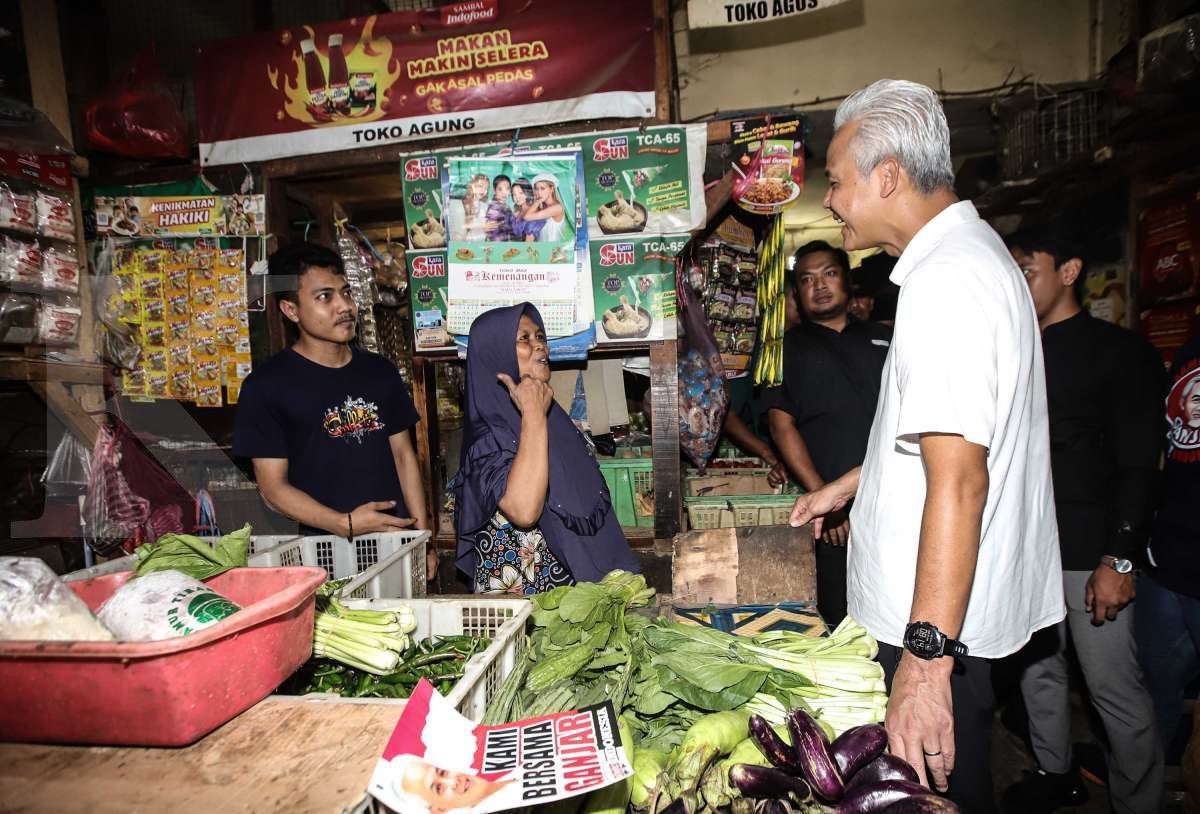 Saat Ganjar Pranowo Blusukan Ke Pasar Warakas Jakarta Utara 7765