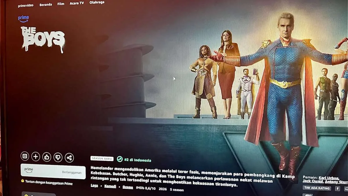The Boys Season 5: Link Streaming Sub Indo, Jadwal Rilis, dan Jumlah Episode