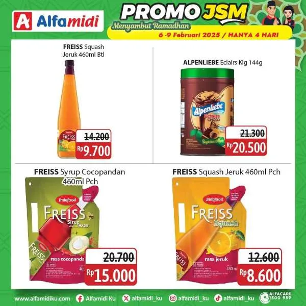 Promo JSM Alfamidi Hanya 4 Hari Periode 6-9 Februari 2025