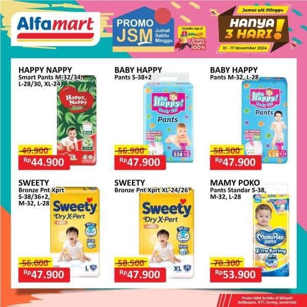 Promo JSM Alfamart Weekend 15-17 November 2024