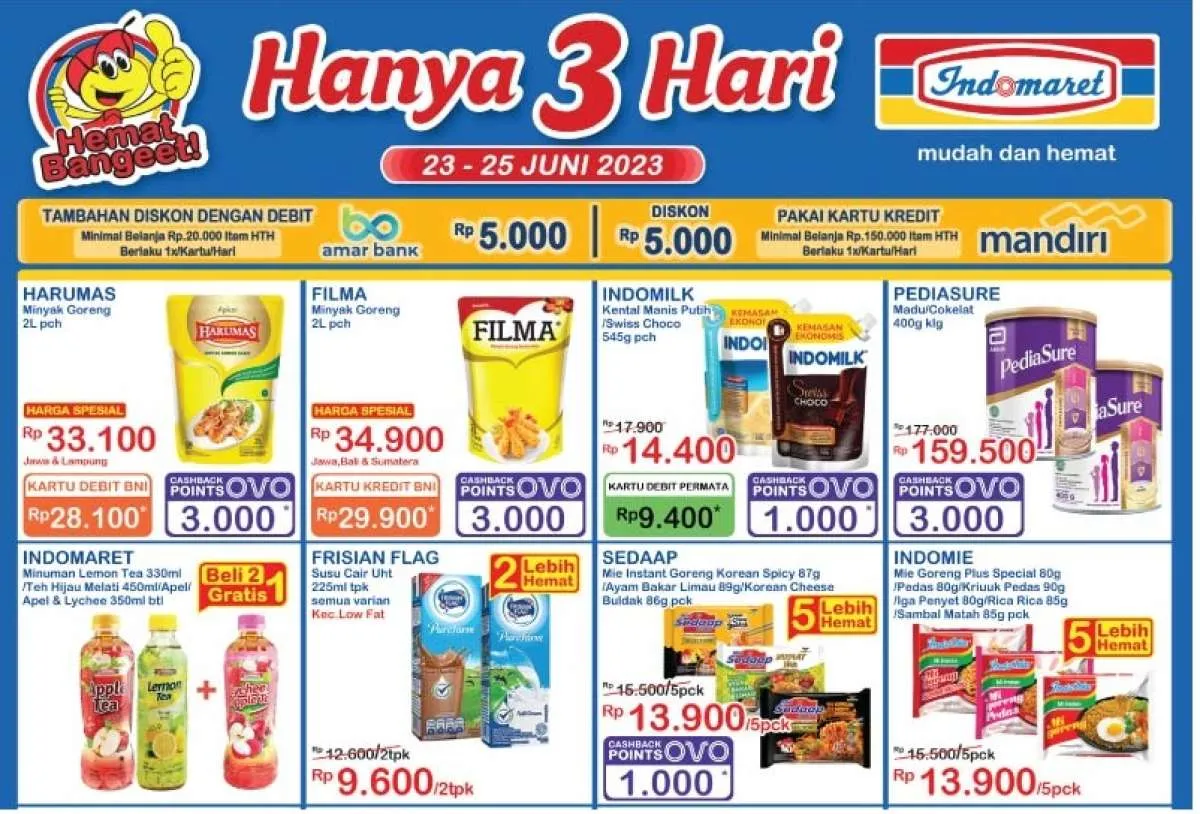Promo Indomaret Hanya 3 Hari, Diskon Minggu 25 Juni 2023!