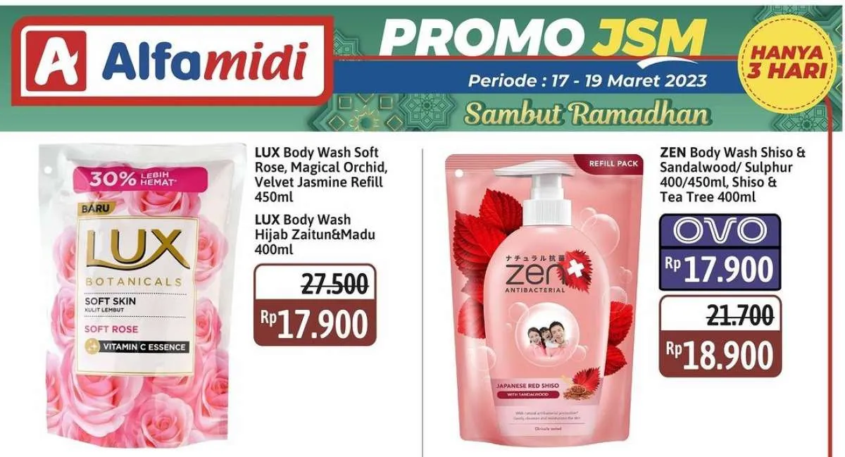 Katalog Promo JSM Alfamidi Sambut Ramadhan Periode 17-19 Maret 2023, Cek di Sini