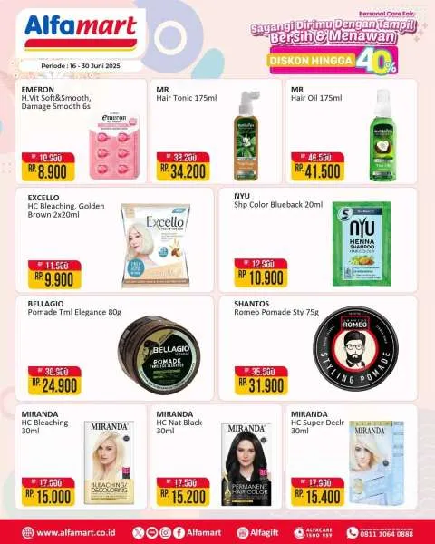 Promo Alfamart Personal Care Fair Periode 16-30 Juni 2025