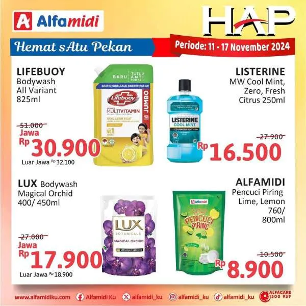 Promo Alfamidi Hemat Satu Pekan Periode 11-17 November 2024