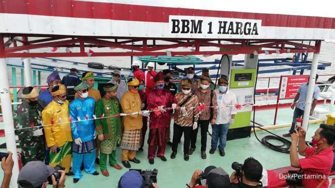 Pertamina merealisasikan program BBM Satu Harga di Pulau Maya, Kalimantan Barat