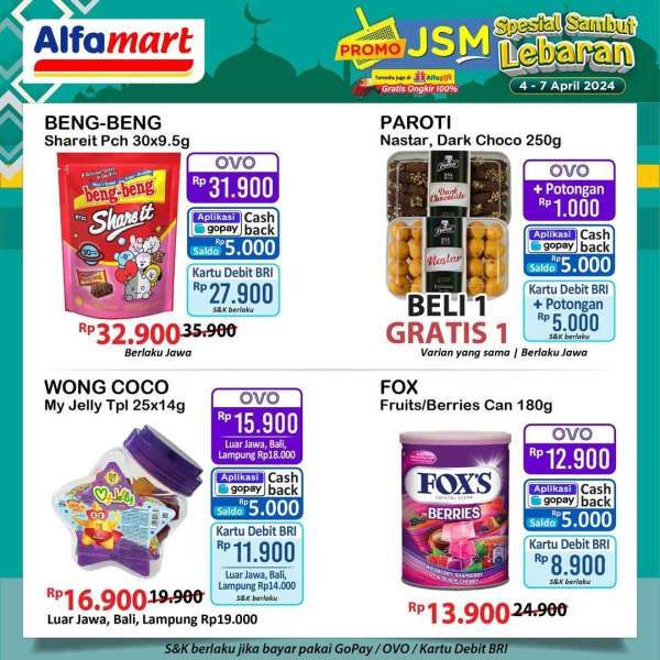 Promo JSM Alfamart Spesial Sambut Lebaran Periode 4-7 April 2024