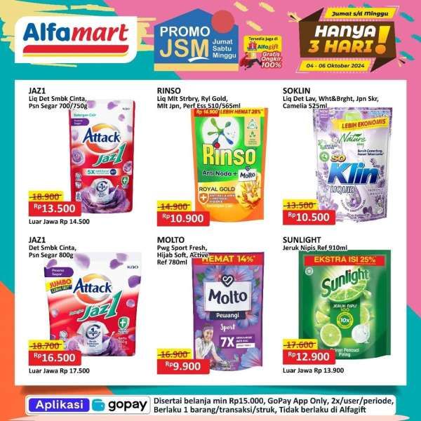 Promo JSM Alfamart 4-6 Oktober 2024