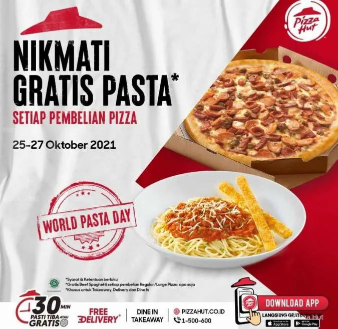 Promo Pizza Hut - World Pasta Day
