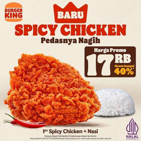 Promo Burger King Serba Rp 17.000-an Bulan September 2024