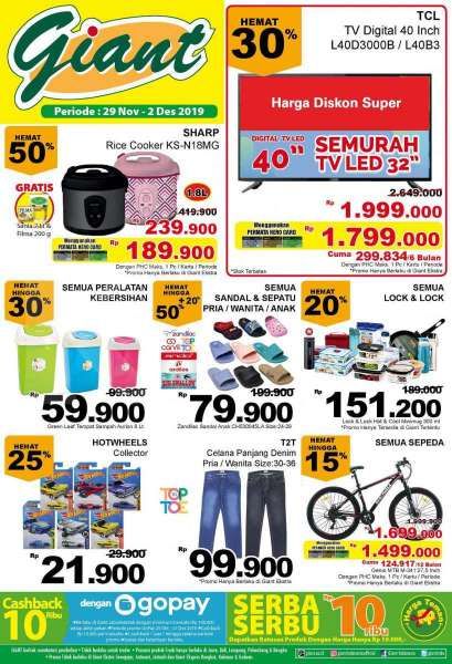 Katalog Promo Giant 29 Nov - 2 Des 2019