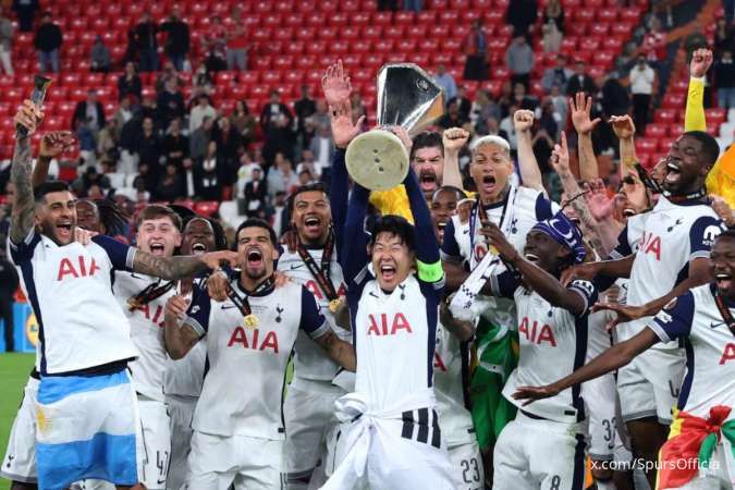 Tottenham Hotspur Juara Liga Europa, Segini Hadiah Uang yang Diterima