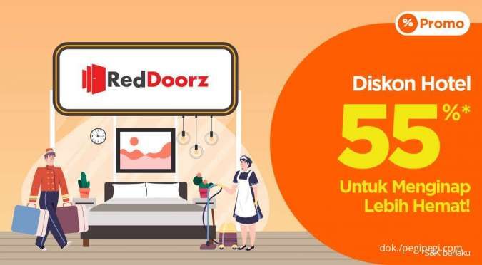 Promo PegiPegi Periode 4-10 Januari 2022, Diskon Hotel RedDoorz 55%