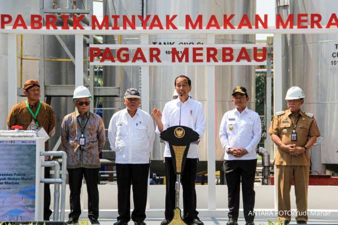 Dorong Hilirisasi, Jokowi Resmikan Pabrik Minyak Makan Merah di Sumut