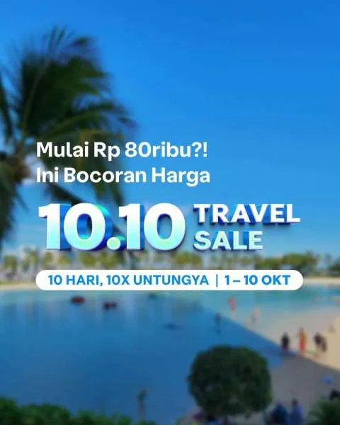 Promo 10.10 Traveloka Oktober 2025