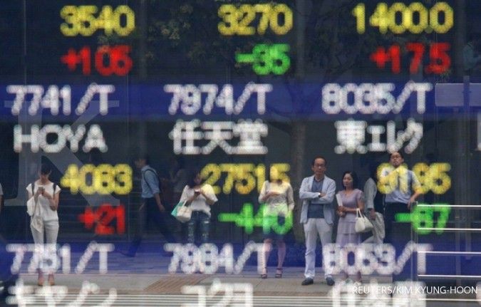 Bursa Asia jatuh fokus ke debat Capres AS