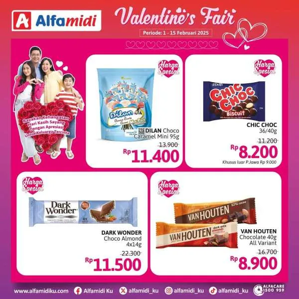 Promo Alfamidi Valentines Fair Periode 1-15 Februari 2025