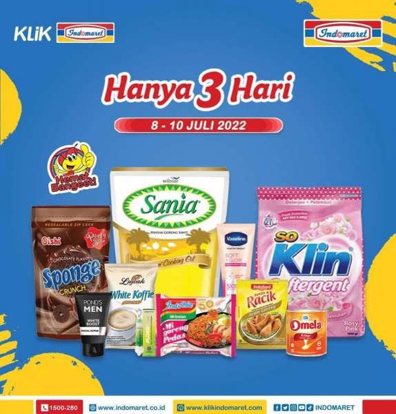 Katalog Promo Indomaret Hanya 3 Hari Periode 8-10 Juli 2022