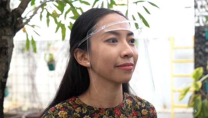 Sharp Indonesia hadirkan face shield premium, harganya Rp 299.000