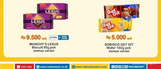 Promo Indomaret Tambah Rp 2.000 Dapat 2 Pcs