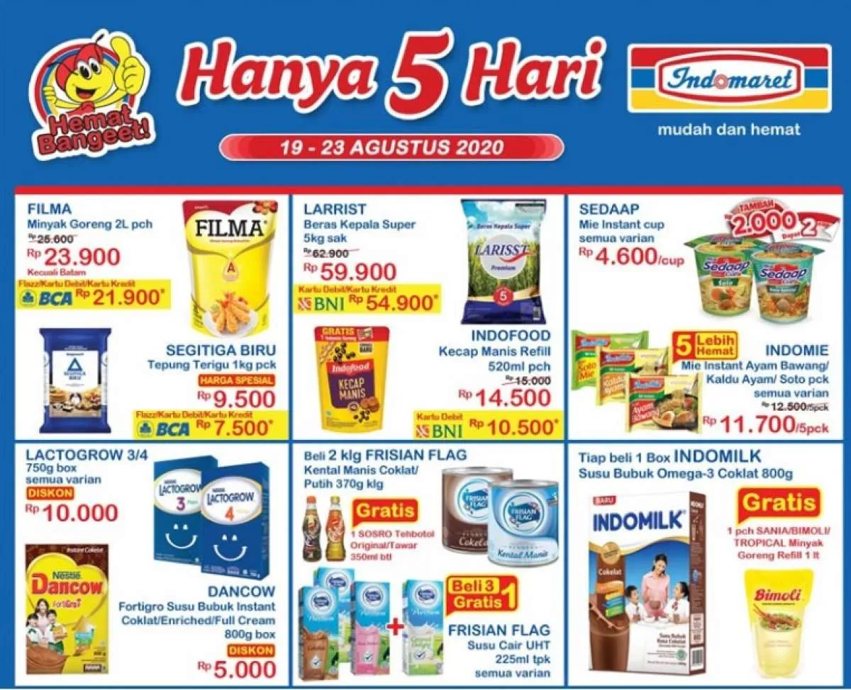 Promo JSM Indomaret Hanya 5 Hari, 19-23 Agustus 2020!