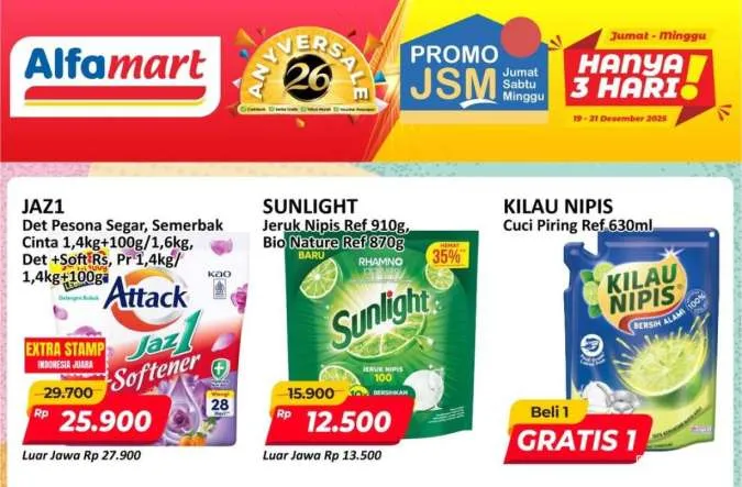 Katalog Promo JSM Alfamart Periode 10-12 Juli 2026, Cek Harga Termurah!