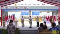Resmikan Tol Binjai-Stabat, Jokowi: Infrastruktur Bukan Semata Pembangunan Fisik