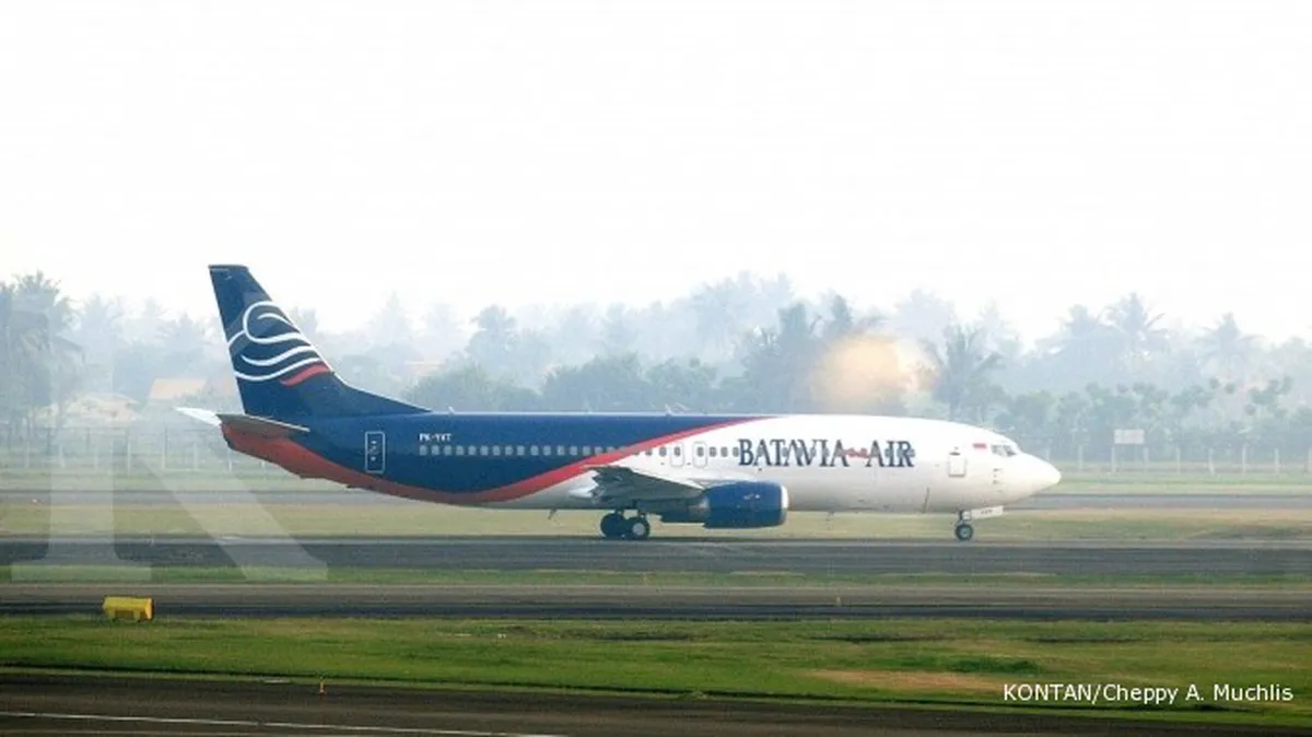 Hitungan awal, aset Batavia Air Rp 1 miliar