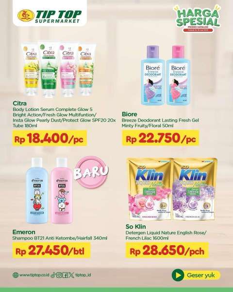 Promo Tip Top Harga Spesial 16-30 Juni 2025 