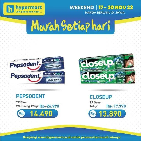 Promo JSM Hypermart Hyper Diskon Weekend Periode 17-20 November 2023