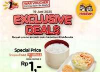 Promo HokBen dan ShopeeFood Hanya Hari Ini 19 Juni 2025, Hoka Hemat 3 Cuma Rp 1