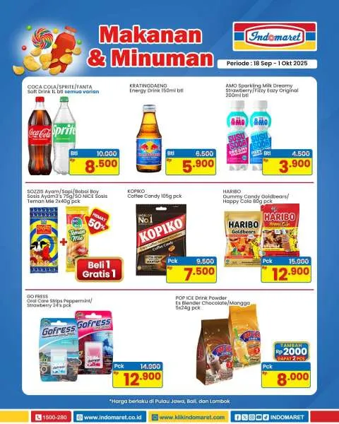 Promo Indomaret Super Hemat Periode 18 September-1 Oktober 2025