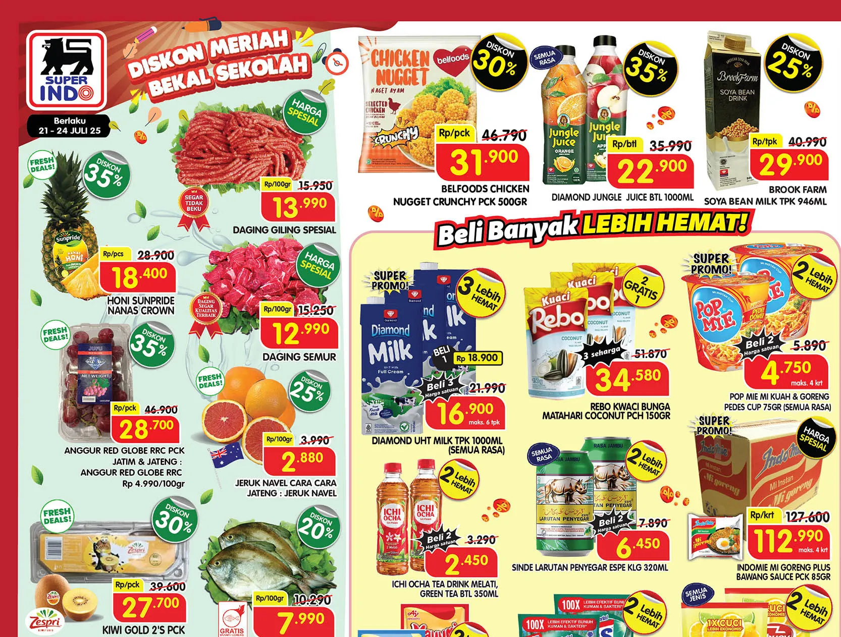 Promo Superindo Weekday 21-24 Juli 2025