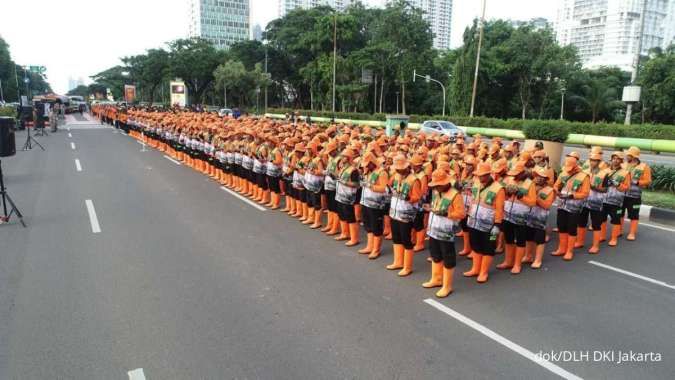 DLH DKI Jakarta Siagakan 3.395 Personel Kebersihan di Malam Tahun Baru