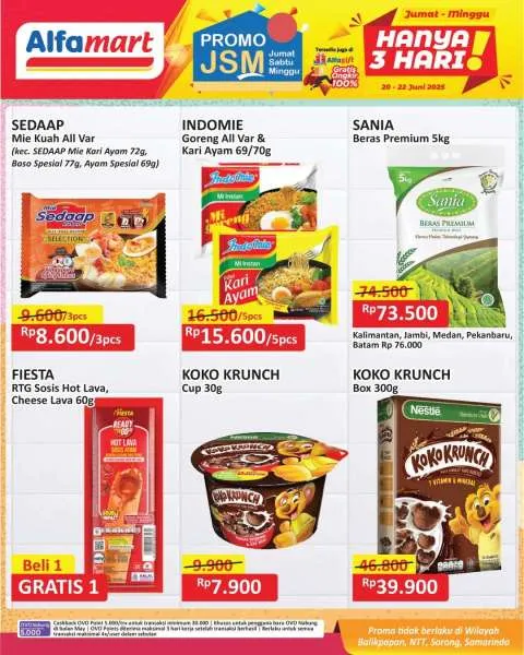 Promo JSM Alfamart 20-22 Juni 2025
