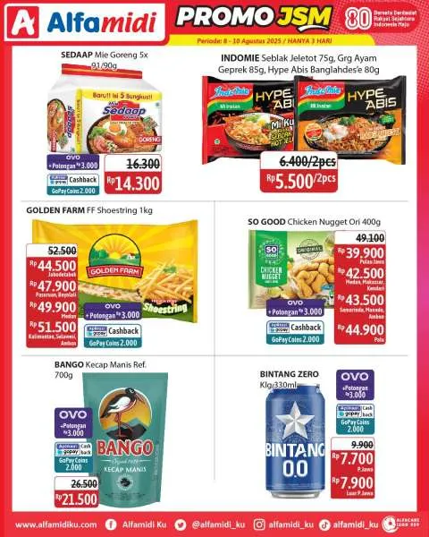 Promo JSM Alfamidi Periode 8-10 Agustus 2025