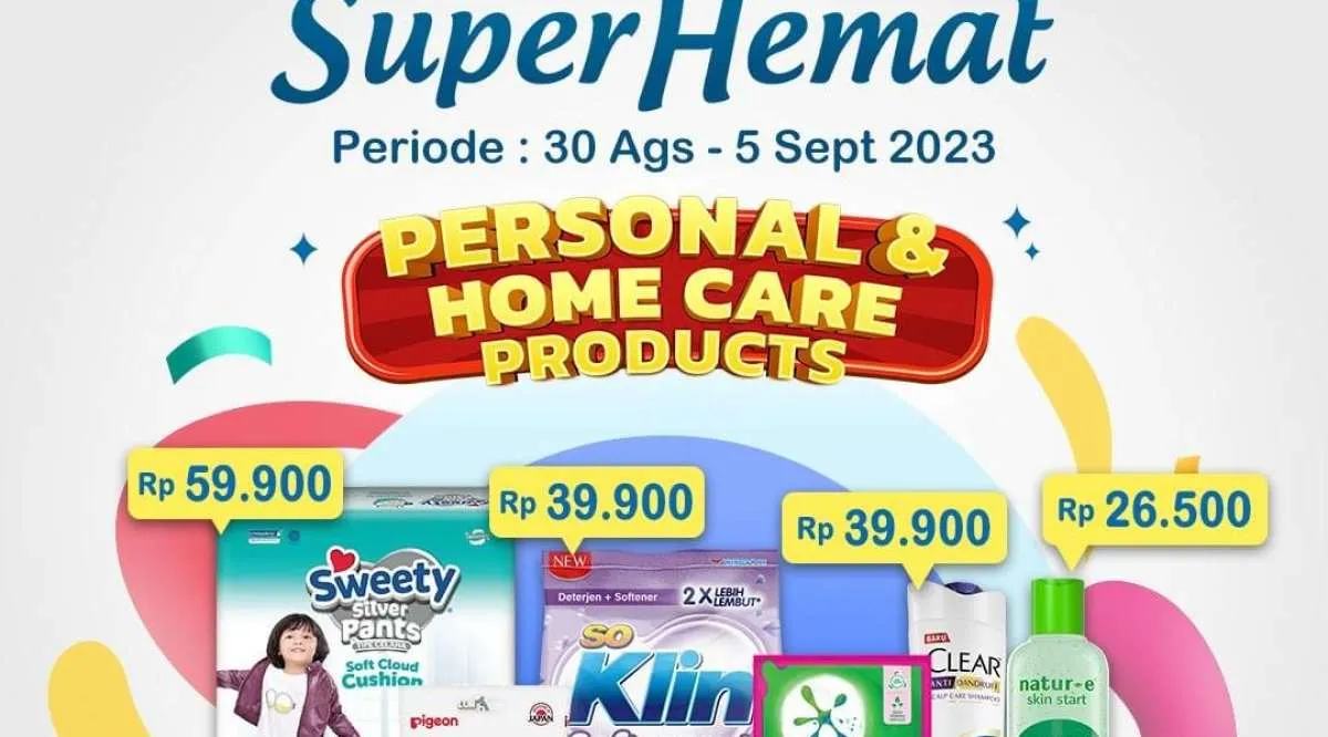 Promo Indomaret Super Hemat Senin 4 September 2023, Promo Sabun Cuci hingga Popok