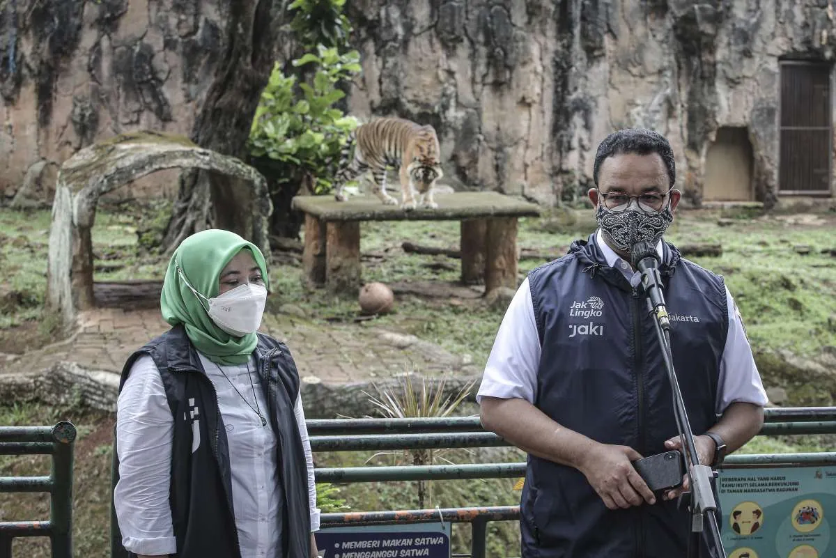 Saat ditanya lokasi Formula E, ini respons Anies Baswedan