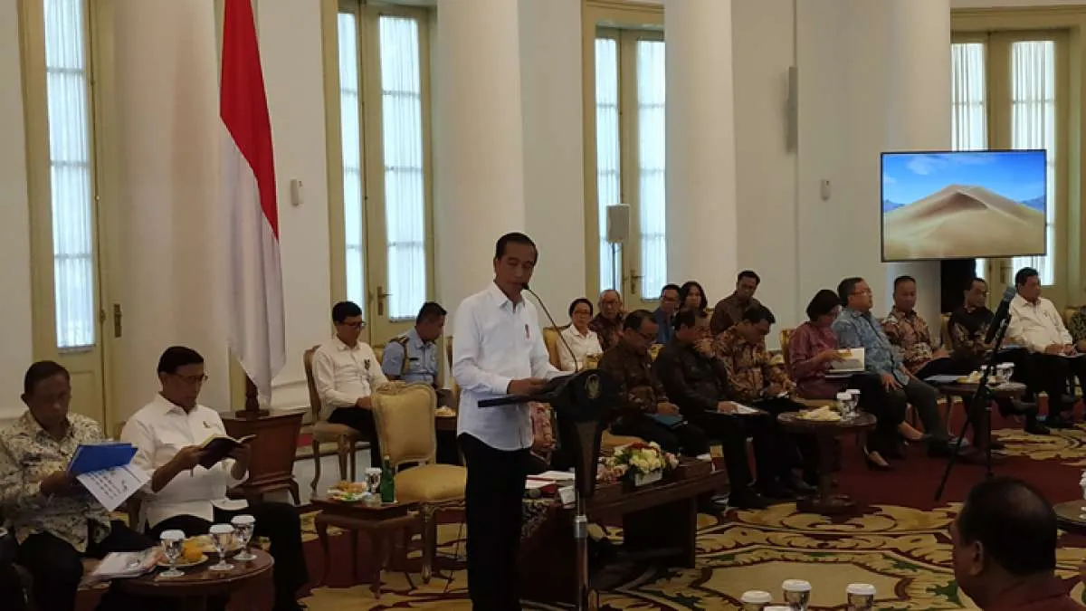 Jokowi kembali tegur menteri di sidang kabinet paripurna